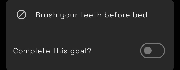 Create Healthy Habits