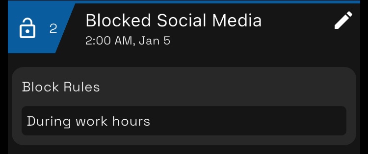 Block Distractions during work Hours